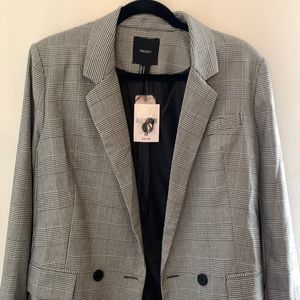 herringbone blazer